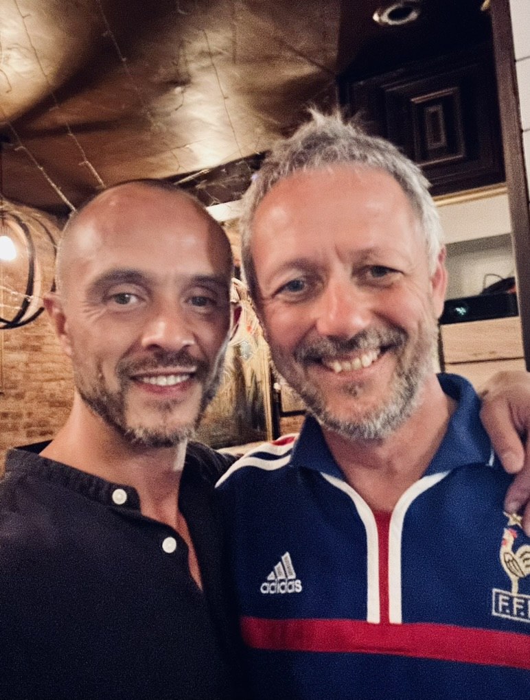 Jerome with Jérôme Brenot of La Grenouille Wine Imports