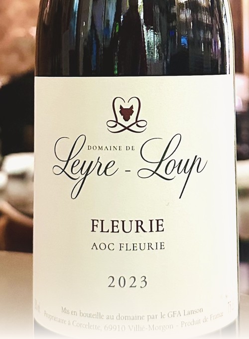 Domaine de Leyre-Loup Fleurie bottle
