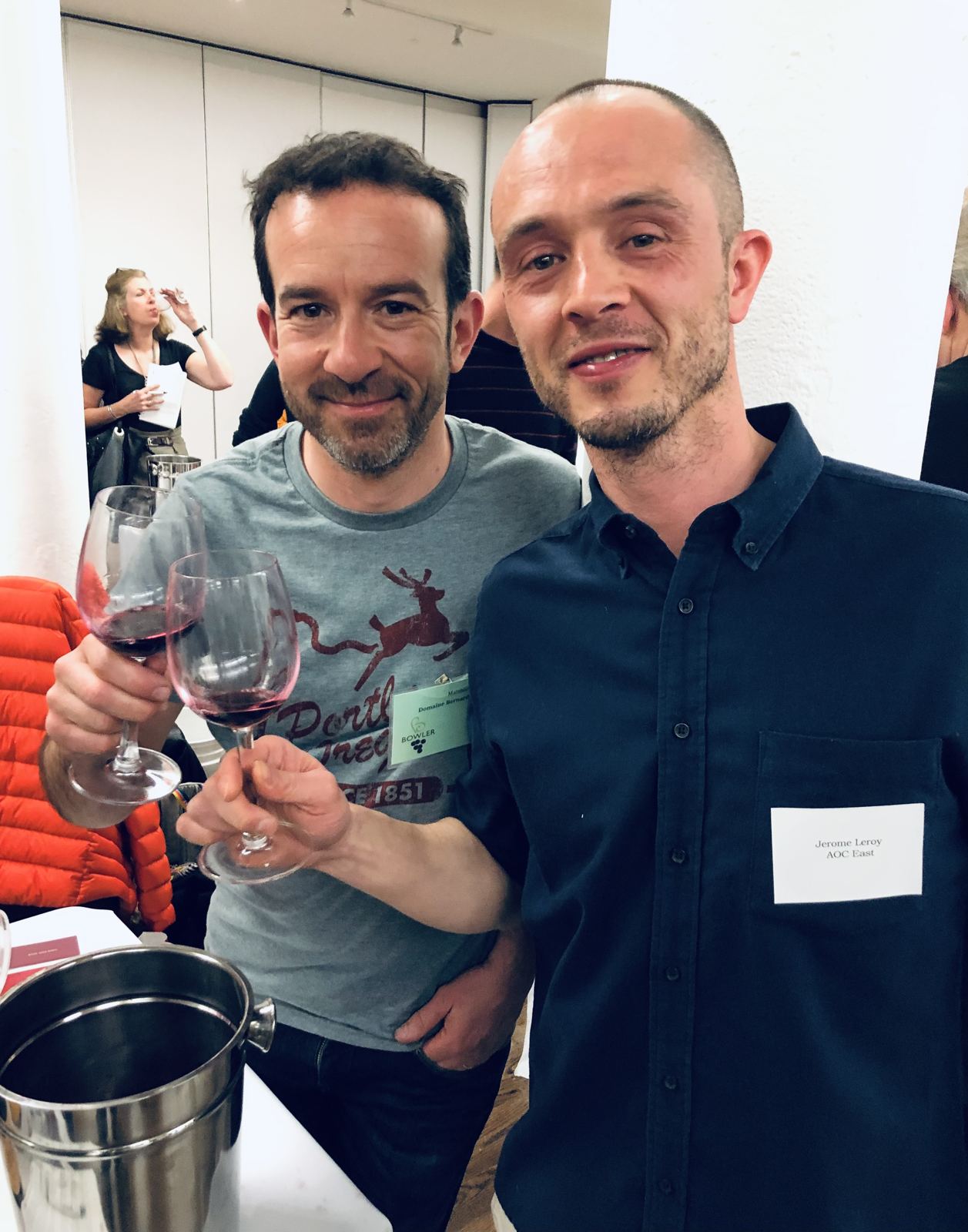 Matthieu Baudry in the winery, Cravant-les-Coteaux